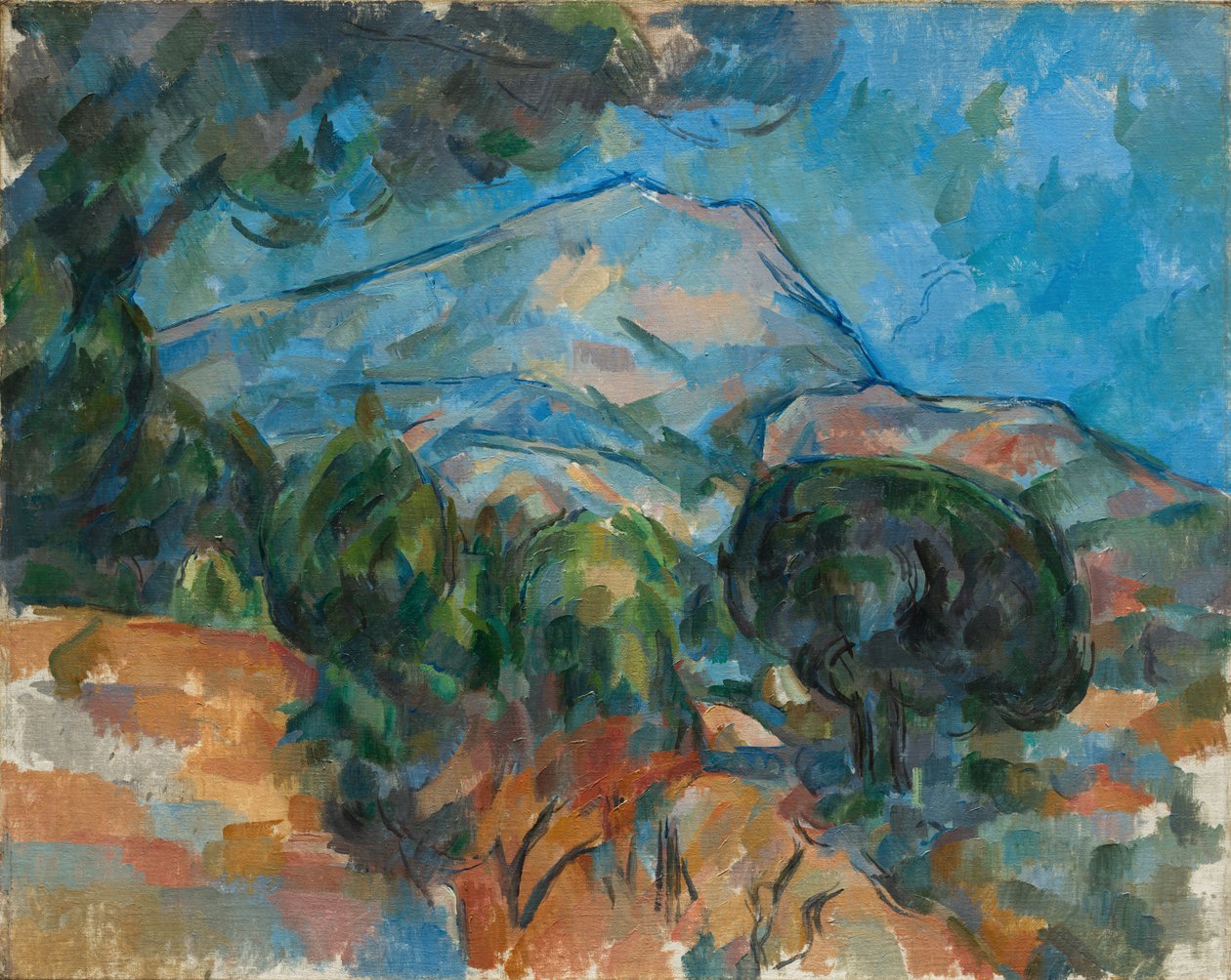 Mont Sainte-Victoire, c. 1904 door Paul Cézanne