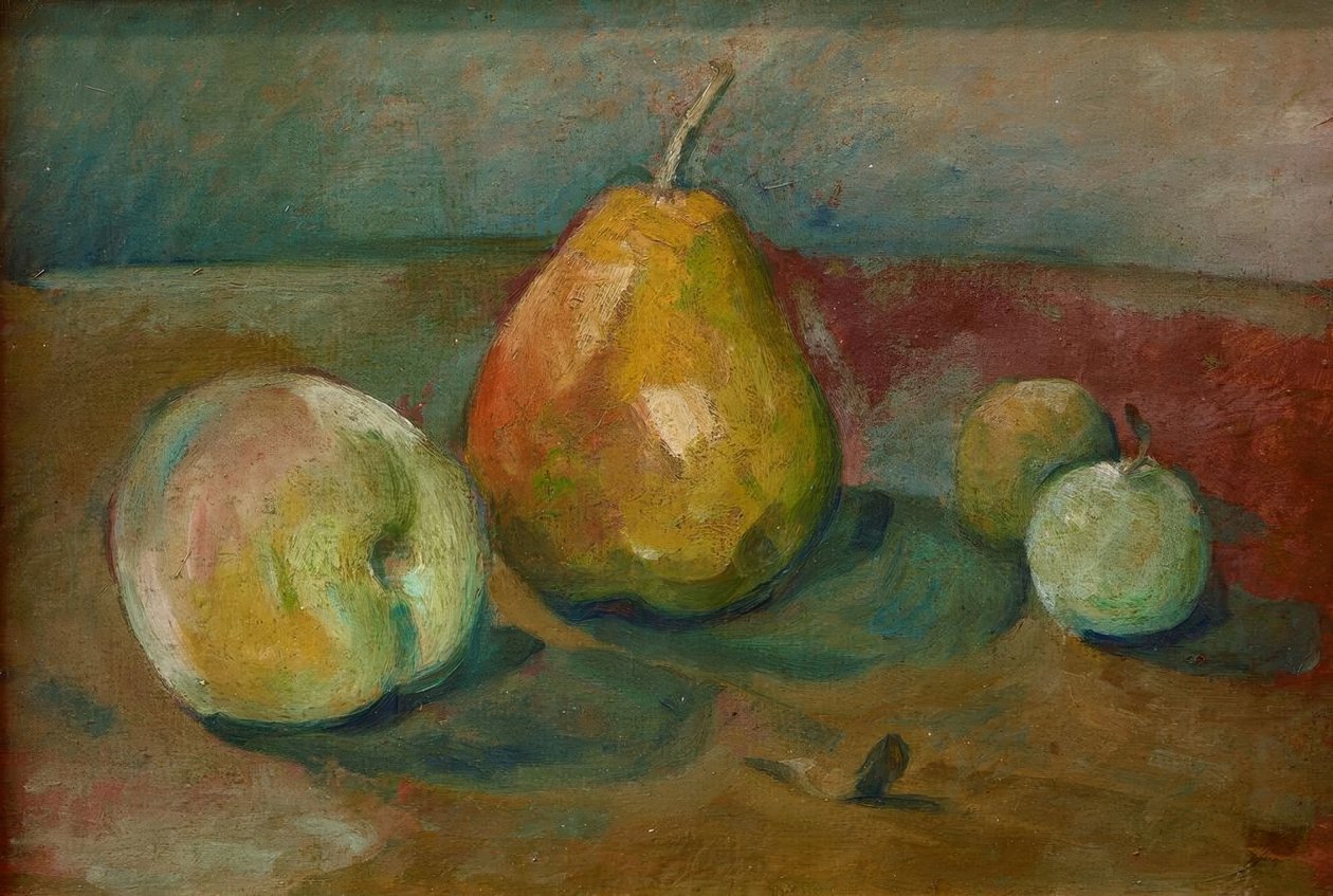P. Cézanne, Stilleven met peren en ... door Paul Cézanne