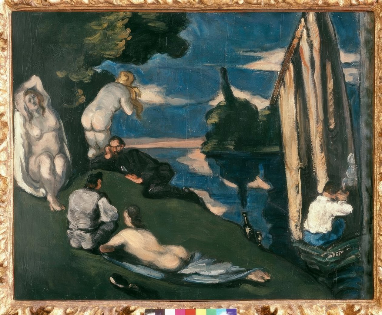 Pastorale door Paul Cézanne