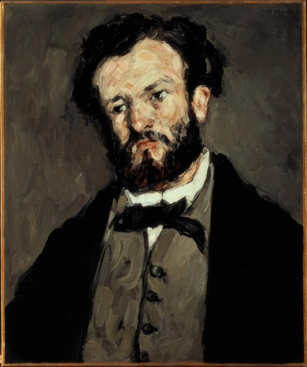 Portret van Valabregue door Paul Cézanne