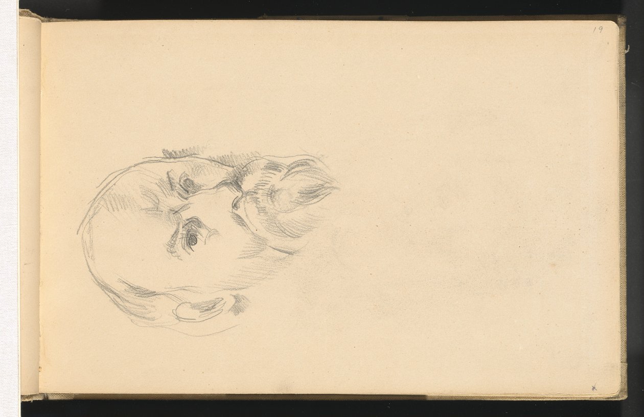 Zelfportret door Paul Cézanne