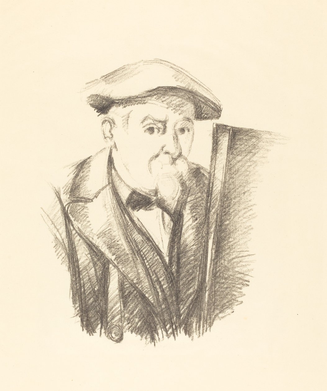Zelfportret, 1898 door Paul Cézanne