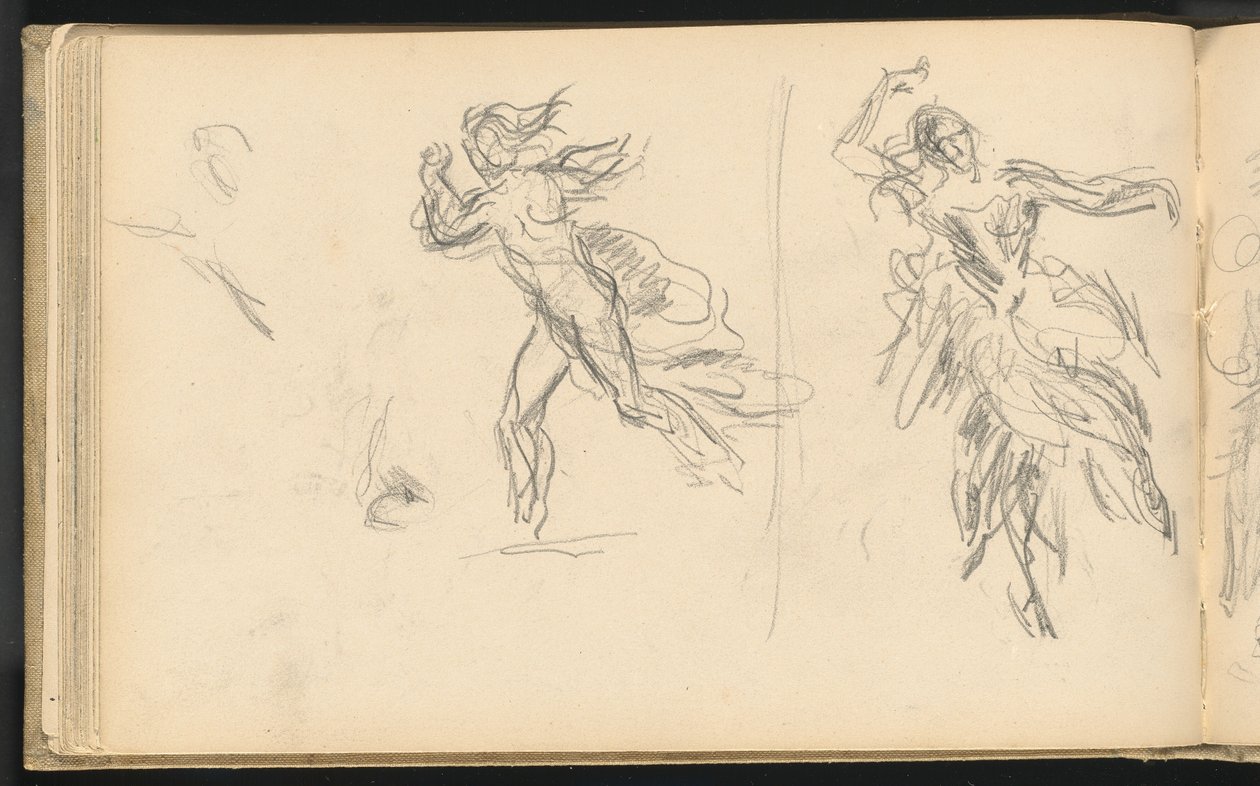 Spaanse dansers door Paul Cézanne