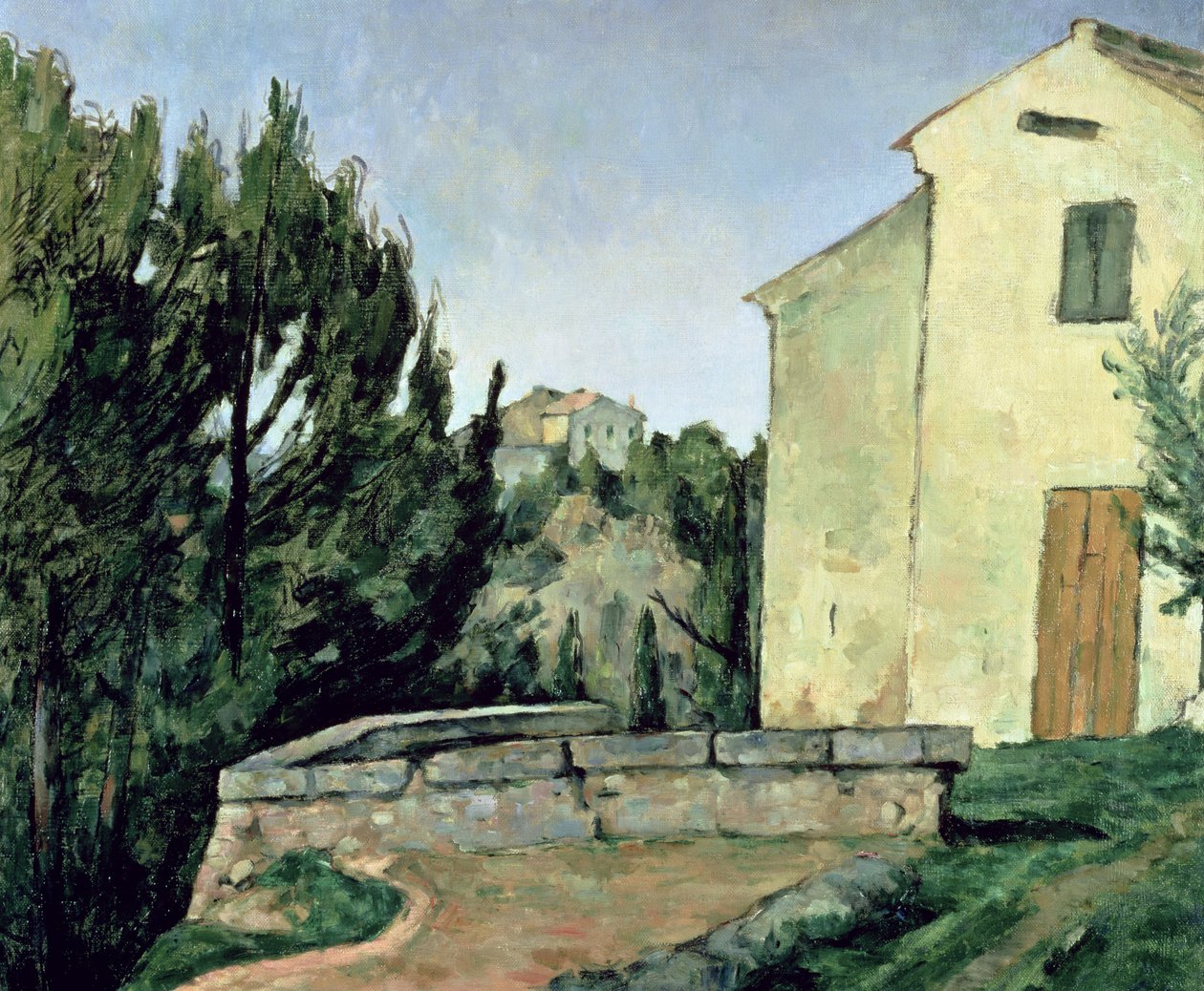Het verlaten huis in Tholonet door Paul Cézanne