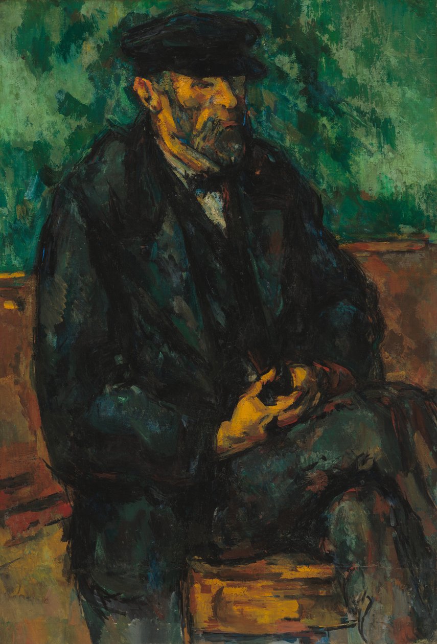 De Tuinman Vallier door Paul Cézanne