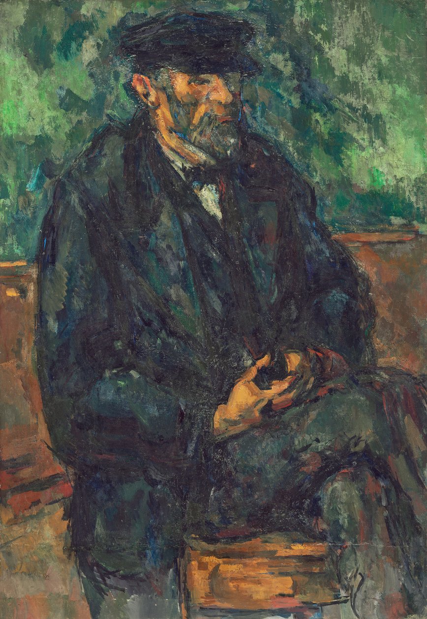 De tuinman Vallier, 1906 door Paul Cézanne