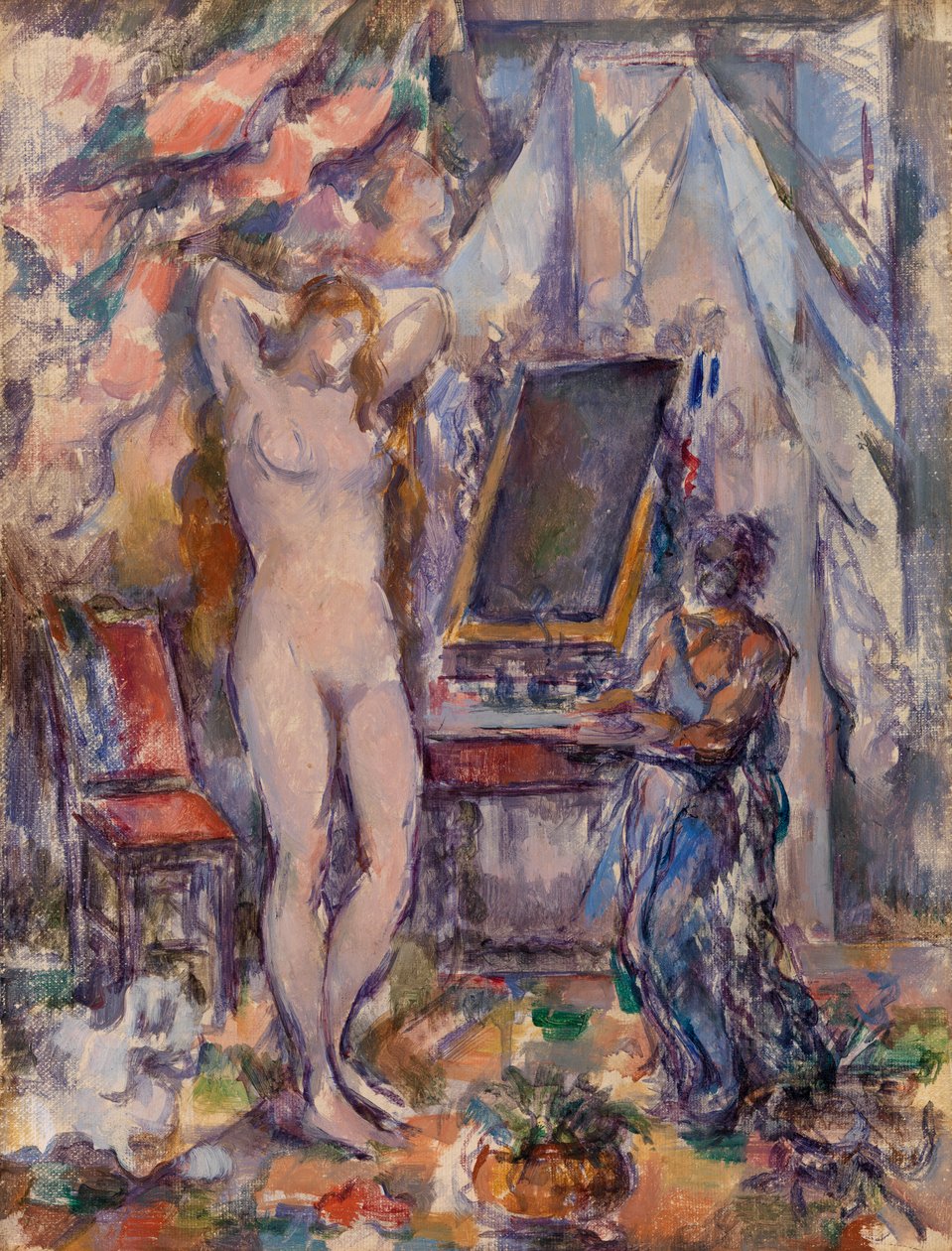 De Toilette door Paul Cézanne
