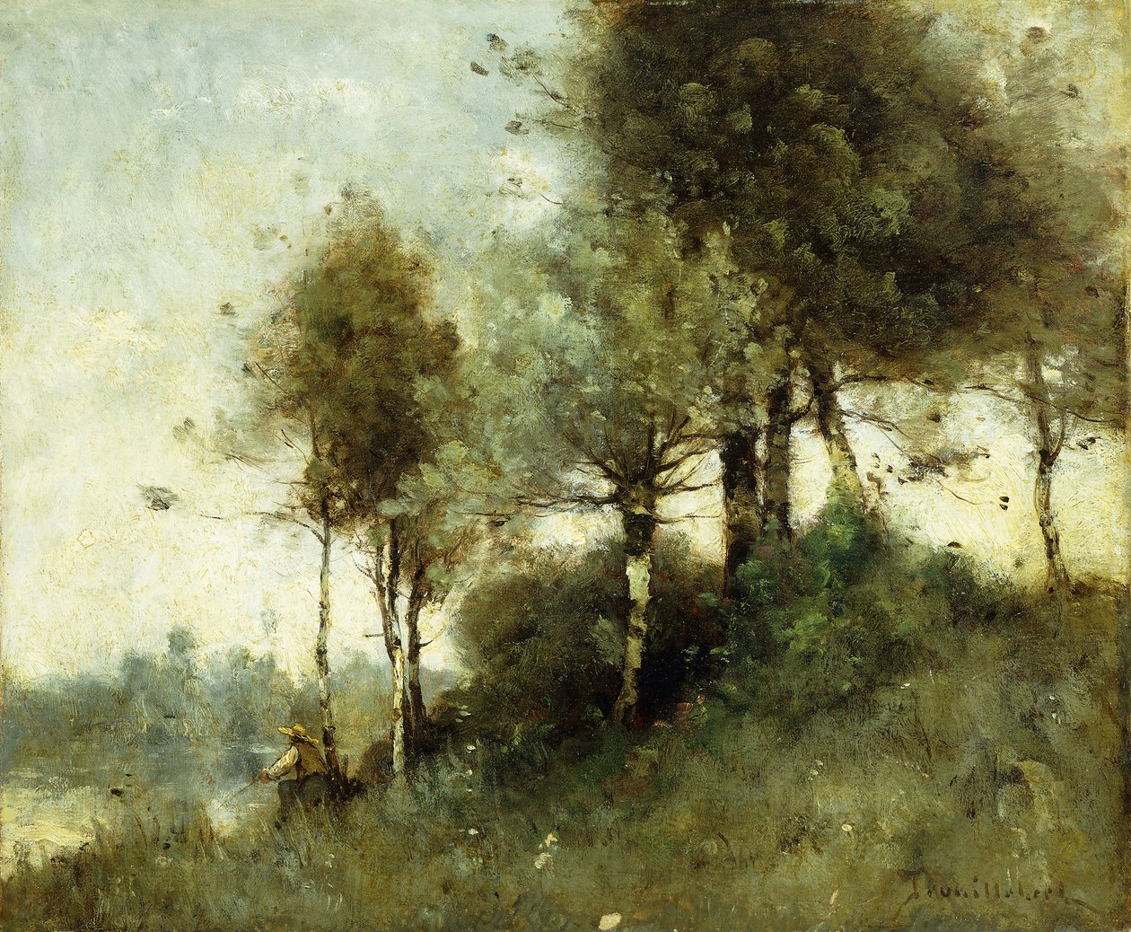 De visser door Paul Desire Trouillebert