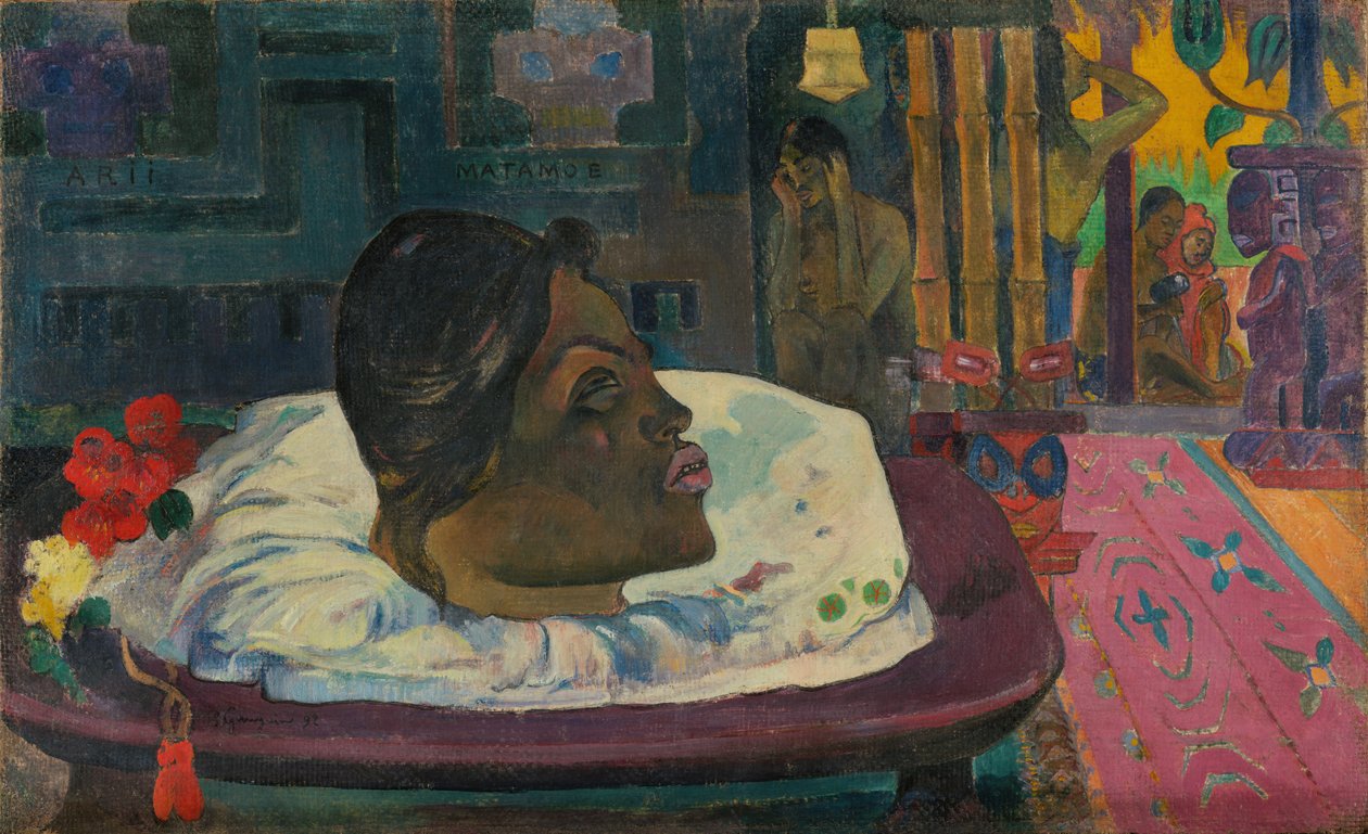 Arii Matamoe (The Royal End) door Paul Gauguin