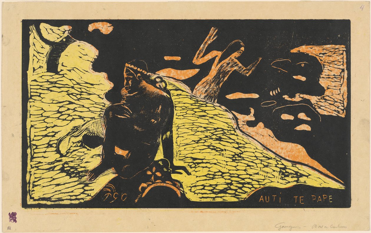 Vrouwen bij de Rivier door Paul Gauguin