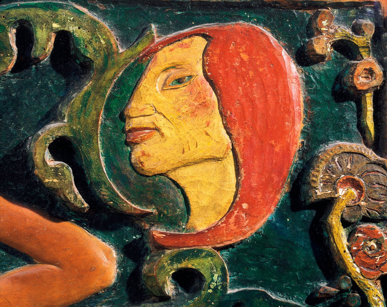 Wees mysterieus, detail door Paul Gauguin