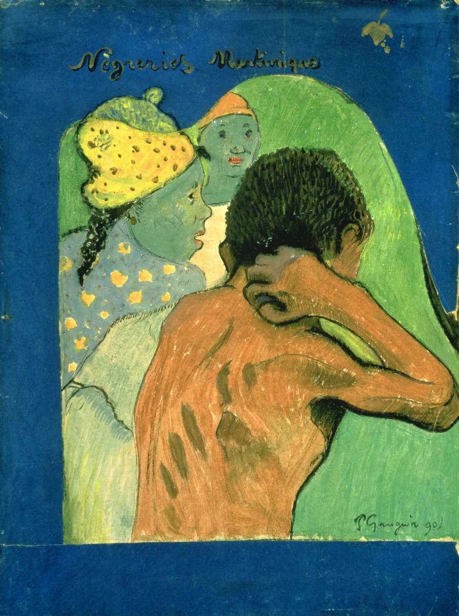 Zwarte Martinique door Paul Gauguin