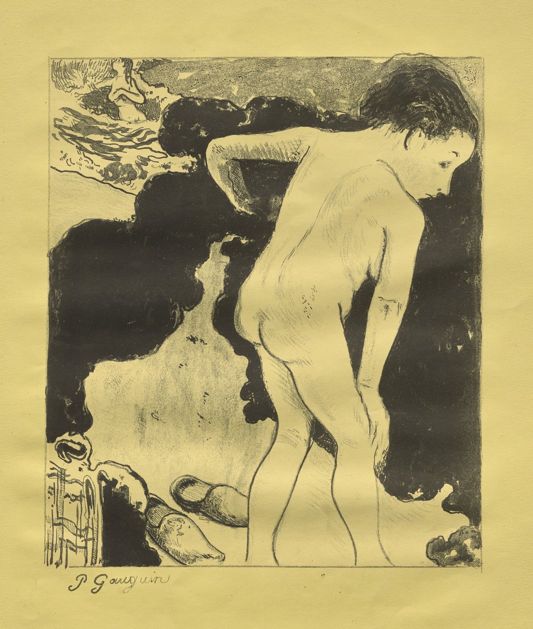Bretonse Baders door Paul Gauguin