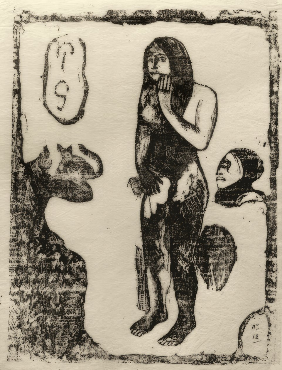 Eva door Paul Gauguin