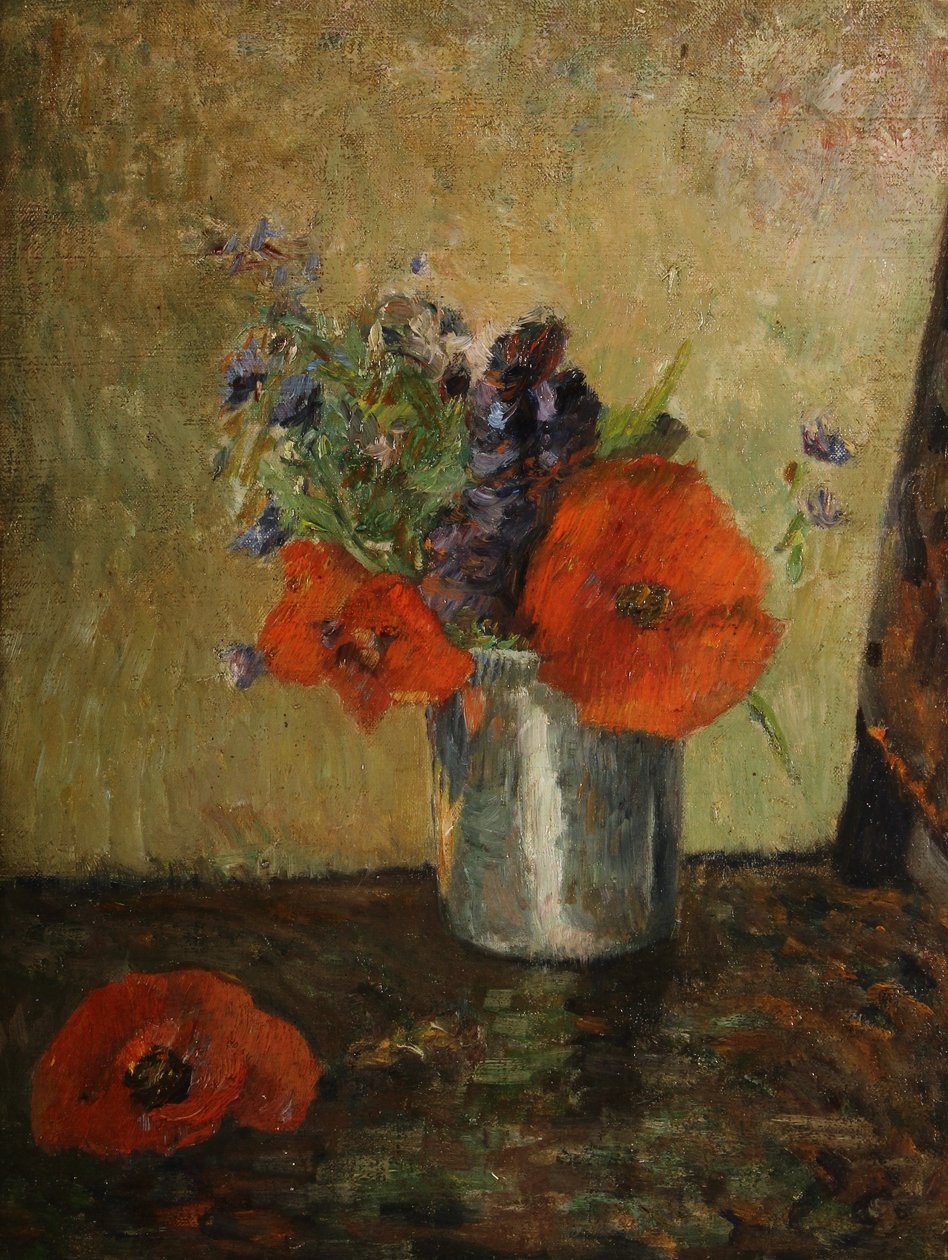 Frans: Zomerbloemen in een bokaal door Paul Gauguin