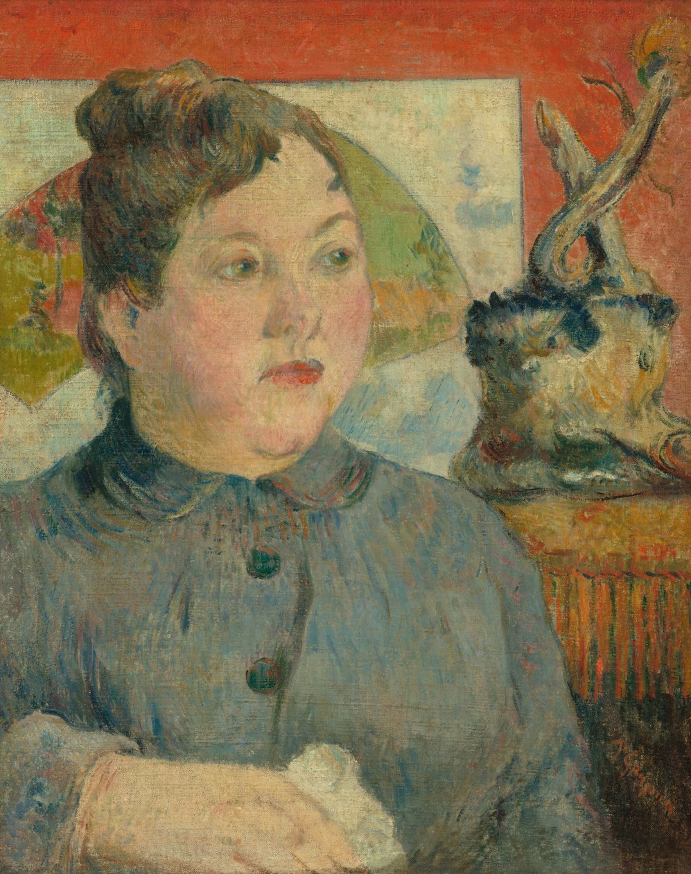 Madame Alexandre Kohler door Paul Gauguin