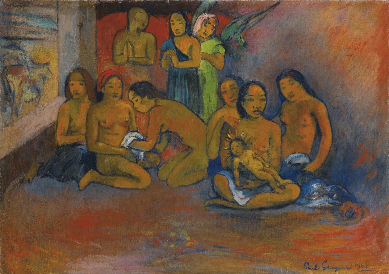 Nativité, 1902 door Paul Gauguin
