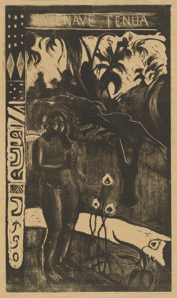 Nave Nave Fenua Verrukkelijk Land door Paul Gauguin