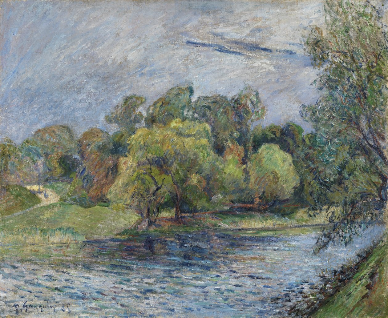 Oestervold Park, Kopenhagen door Paul Gauguin