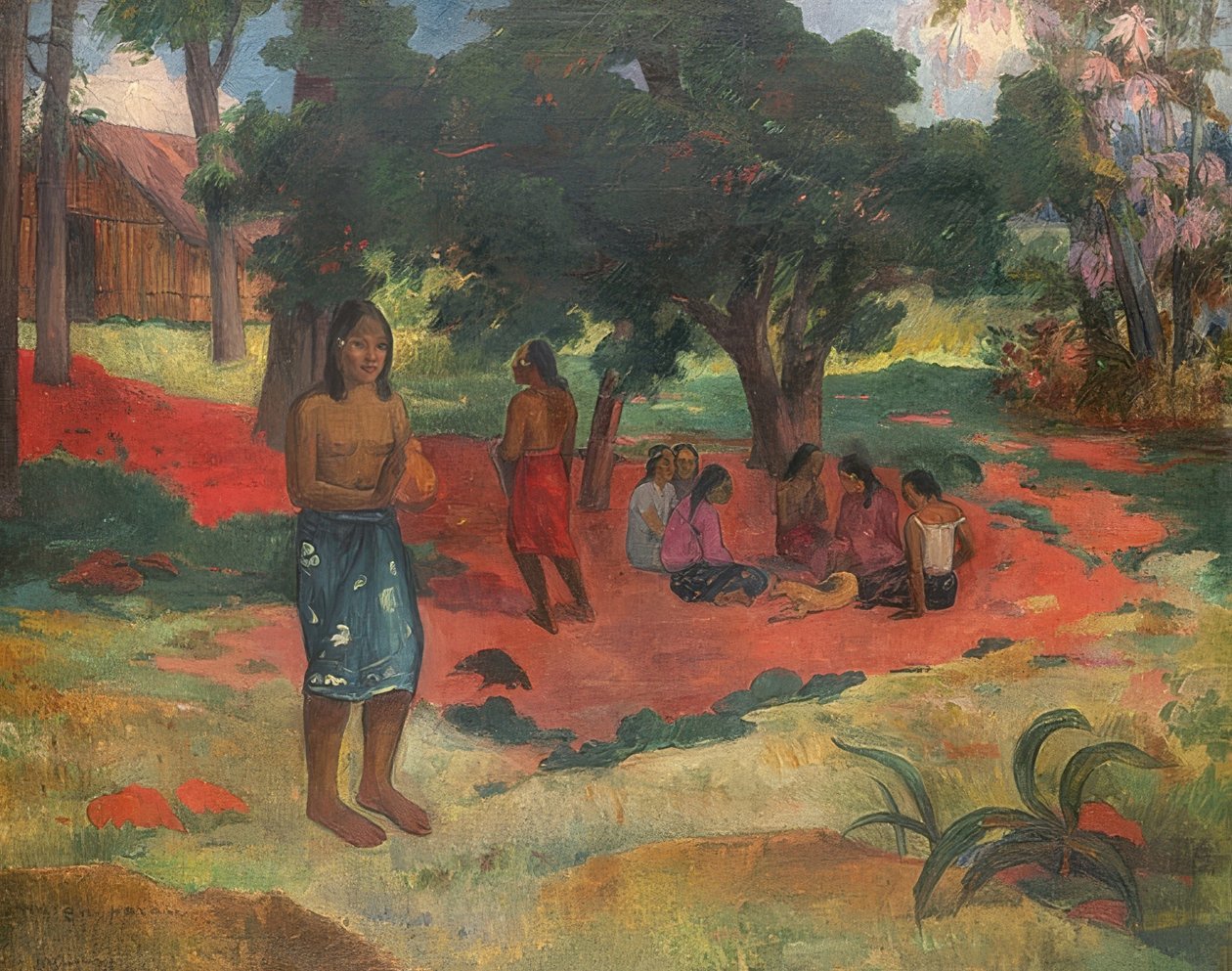 Parau Parau (Gefluisterde woorden) door Paul Gauguin