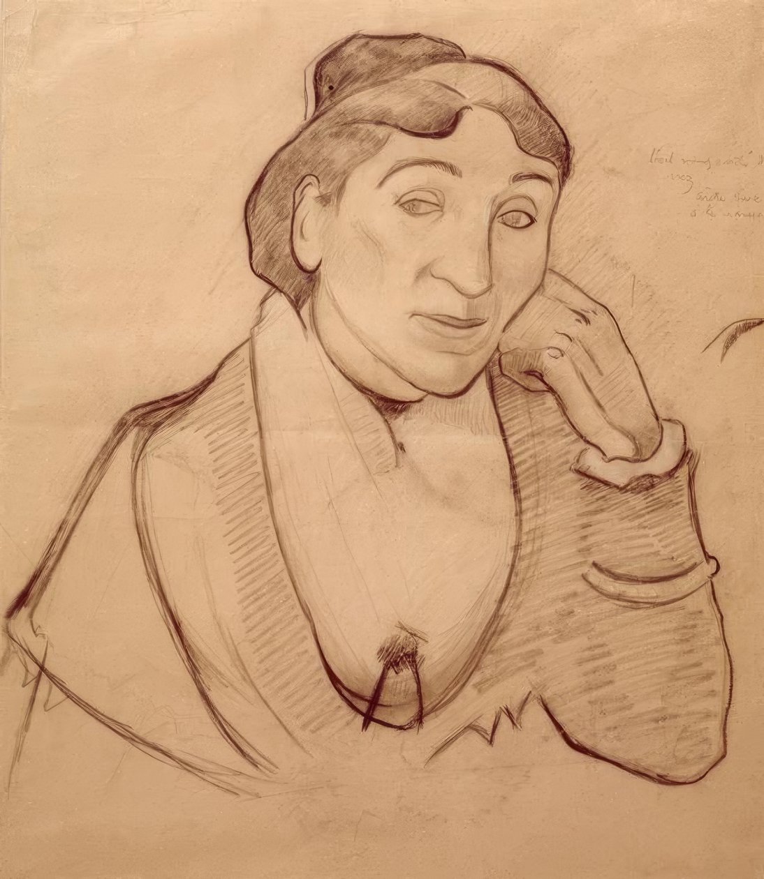 Portret van de Arlésienne door Paul Gauguin