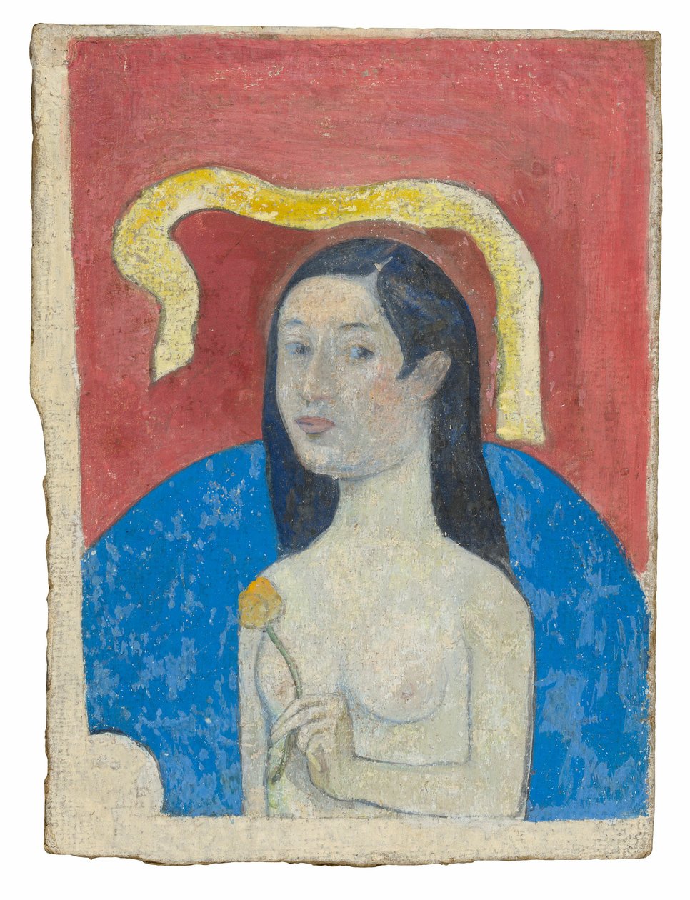 Portret van de moeder van de kunstenaar (Eva) door Paul Gauguin