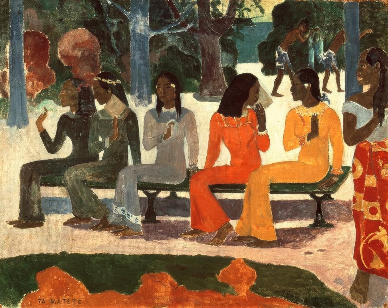 Ta Matete door Paul Gauguin