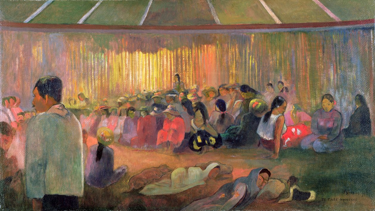 Te Fare Hymenee door Paul Gauguin