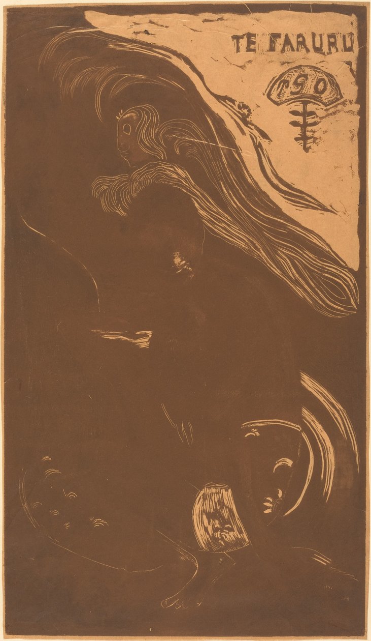 Te Faruru (Ze maken hier liefde) door Paul Gauguin