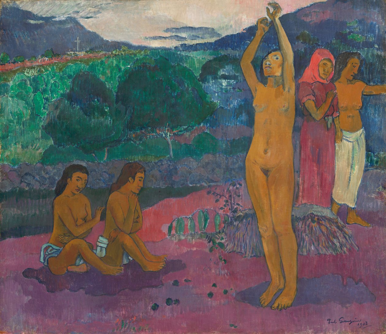 De Aanroeping door Paul Gauguin