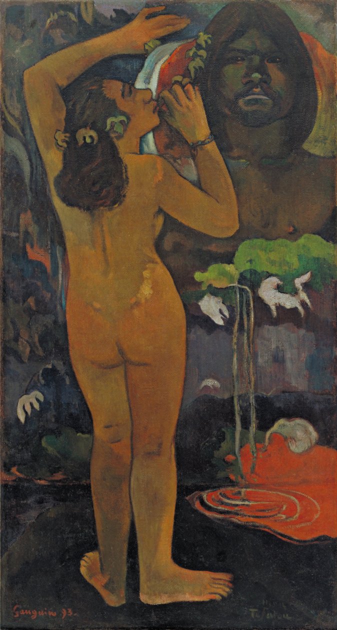 De maan en de aarde door Paul Gauguin