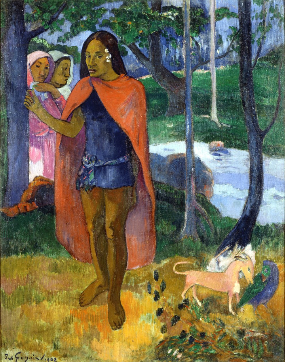 De Tovenaar van Hiva Oa door Paul Gauguin