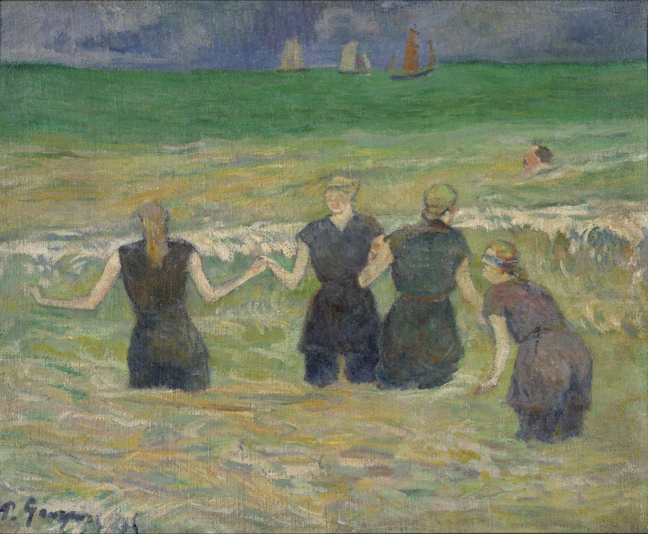 Vrouwen Baden door Paul Gauguin