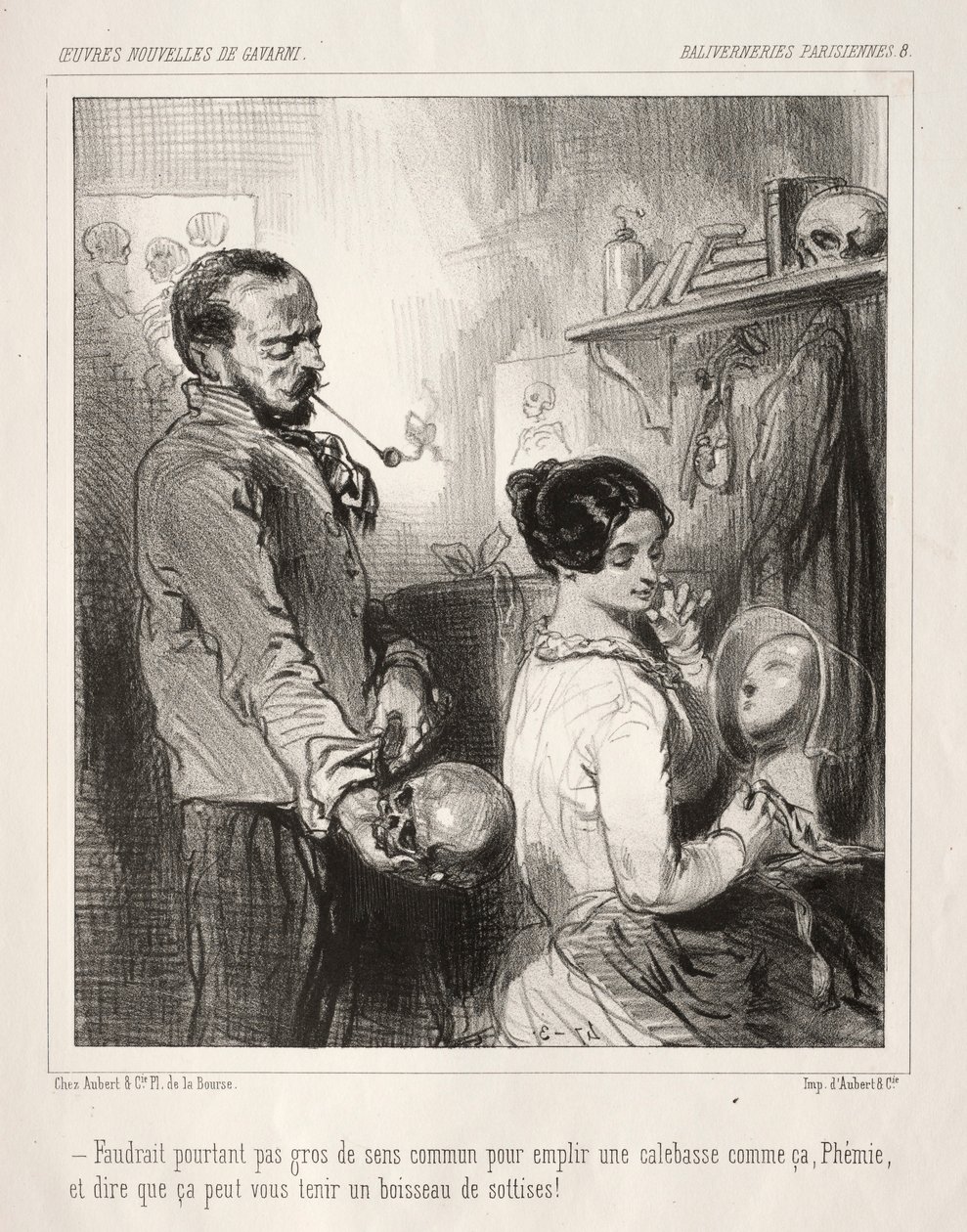 Baliverneries Parisiens door Paul Gavarni