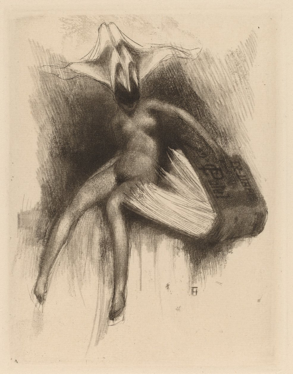 Ex Libris C. Patel door Paul Gavarni
