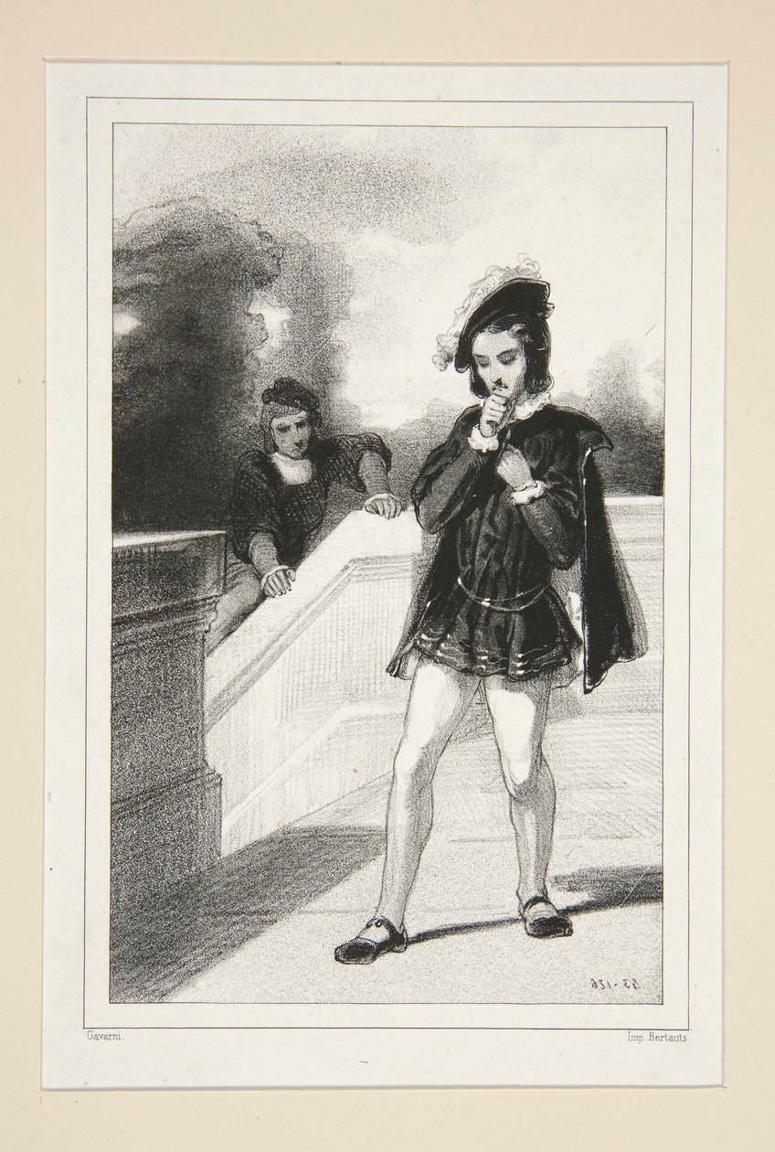 HENRI DE FRANCE ET CASTELNAU. 1532. door Paul Gavarni