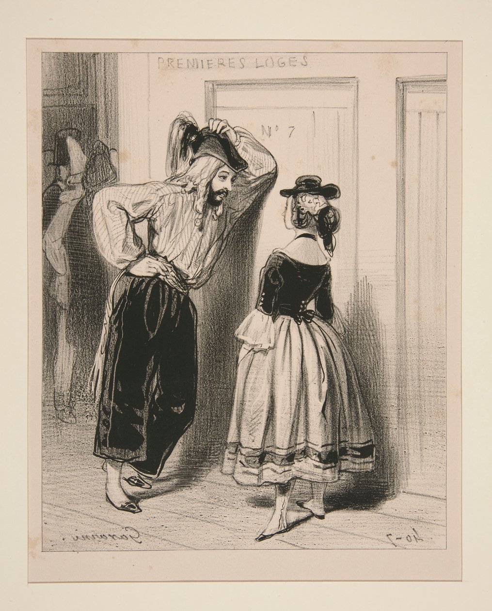 Wie? - Ik en Zelie, Achille en jij door Paul Gavarni