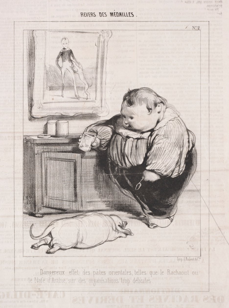 Revers des Médailles, 1842 door Paul Gavarni