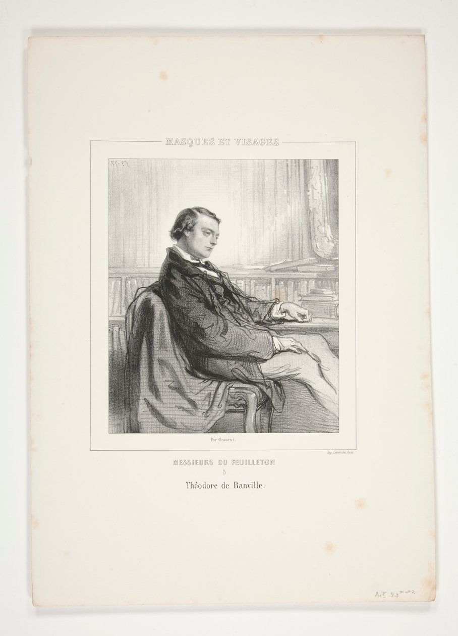 Theodore de Banville door Paul Gavarni