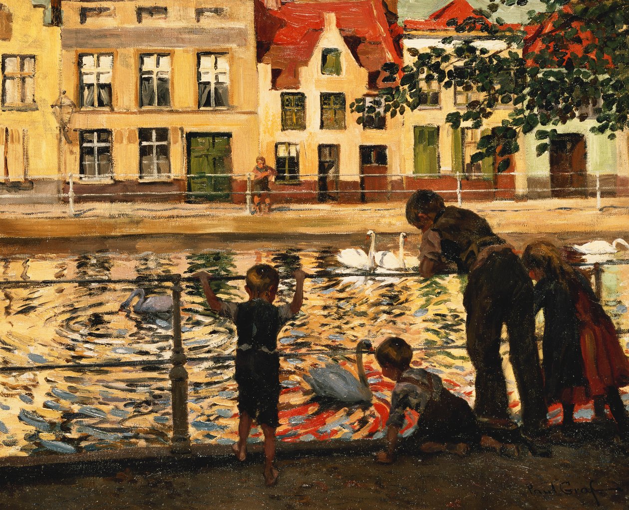 De Zwanen Voeren door Paul Graf