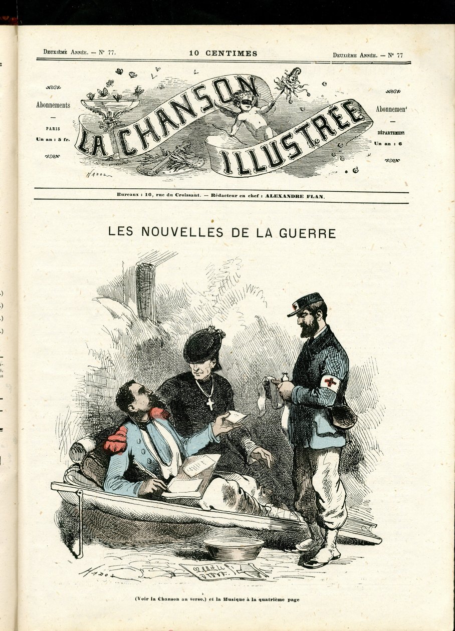 La Chanson illustrée (tijdschrift), nummer 77 door Paul Hadol