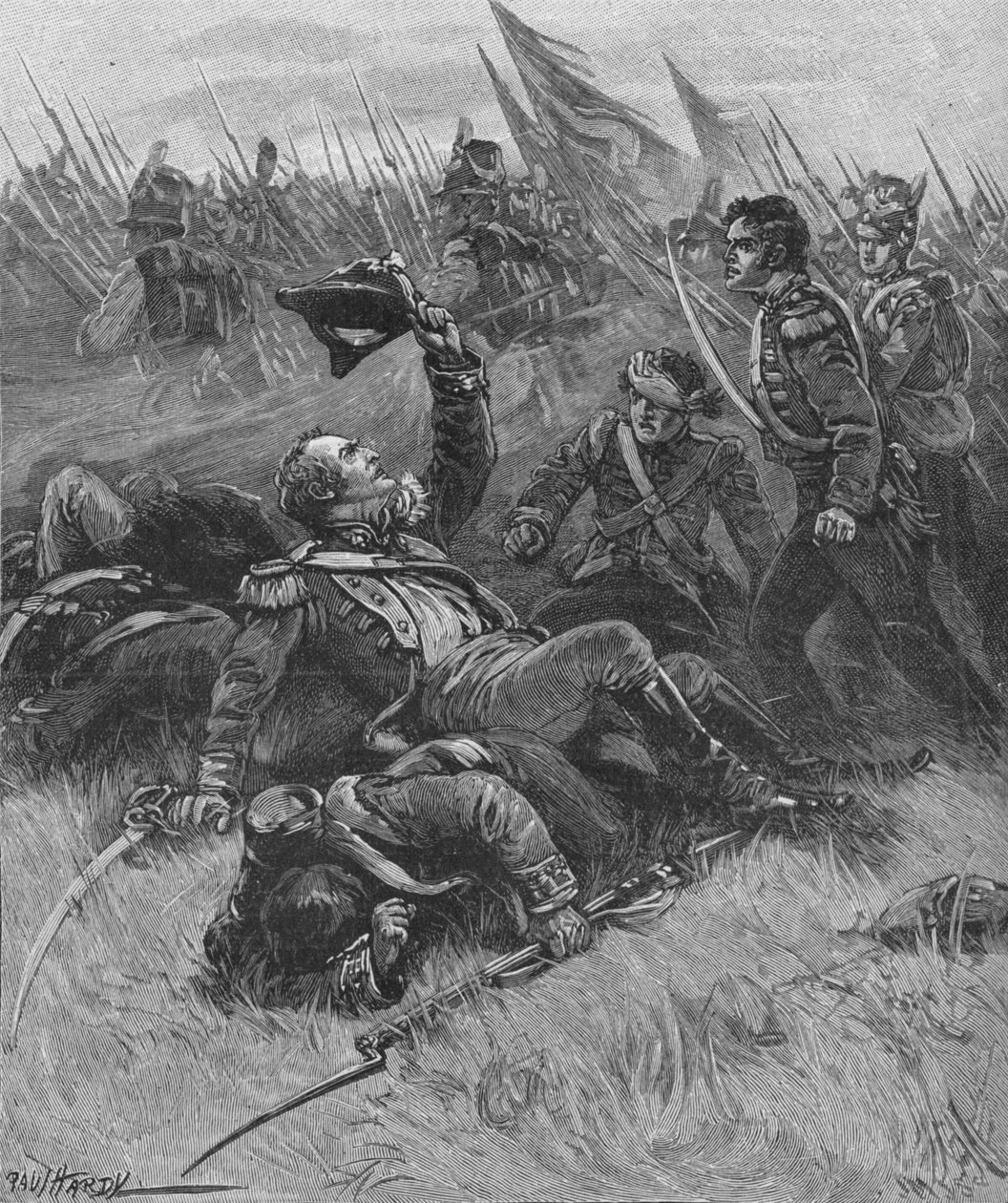 De dood van kolonel Donellan, ca. 1896, 1902 door Paul Hardy