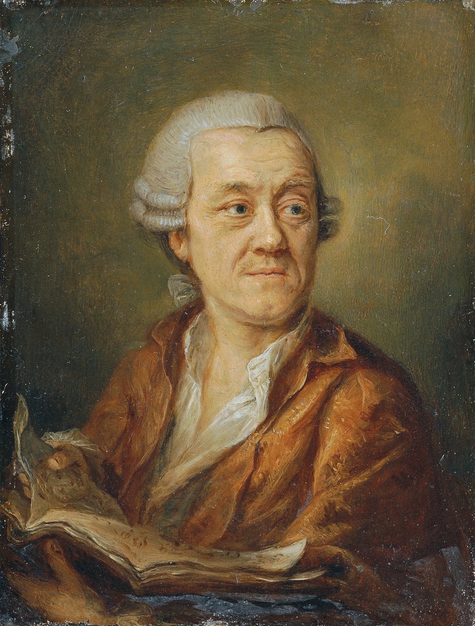 De schilder Martin Johann Schmidt door Paul Haubenstricker