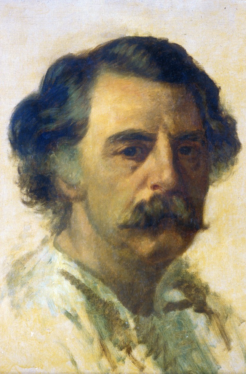 Portret van Jules Barbey d