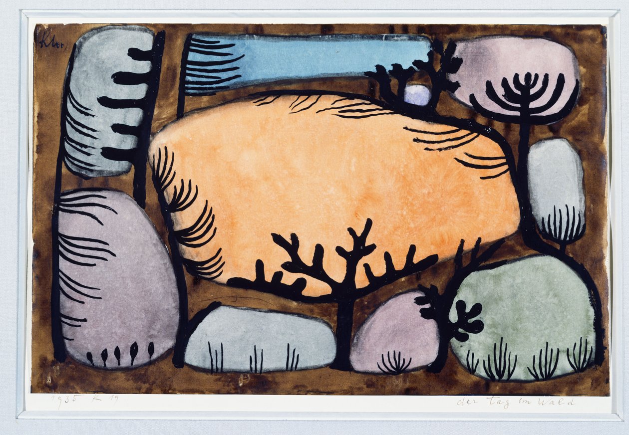 Een dag in het bos door Paul Klee