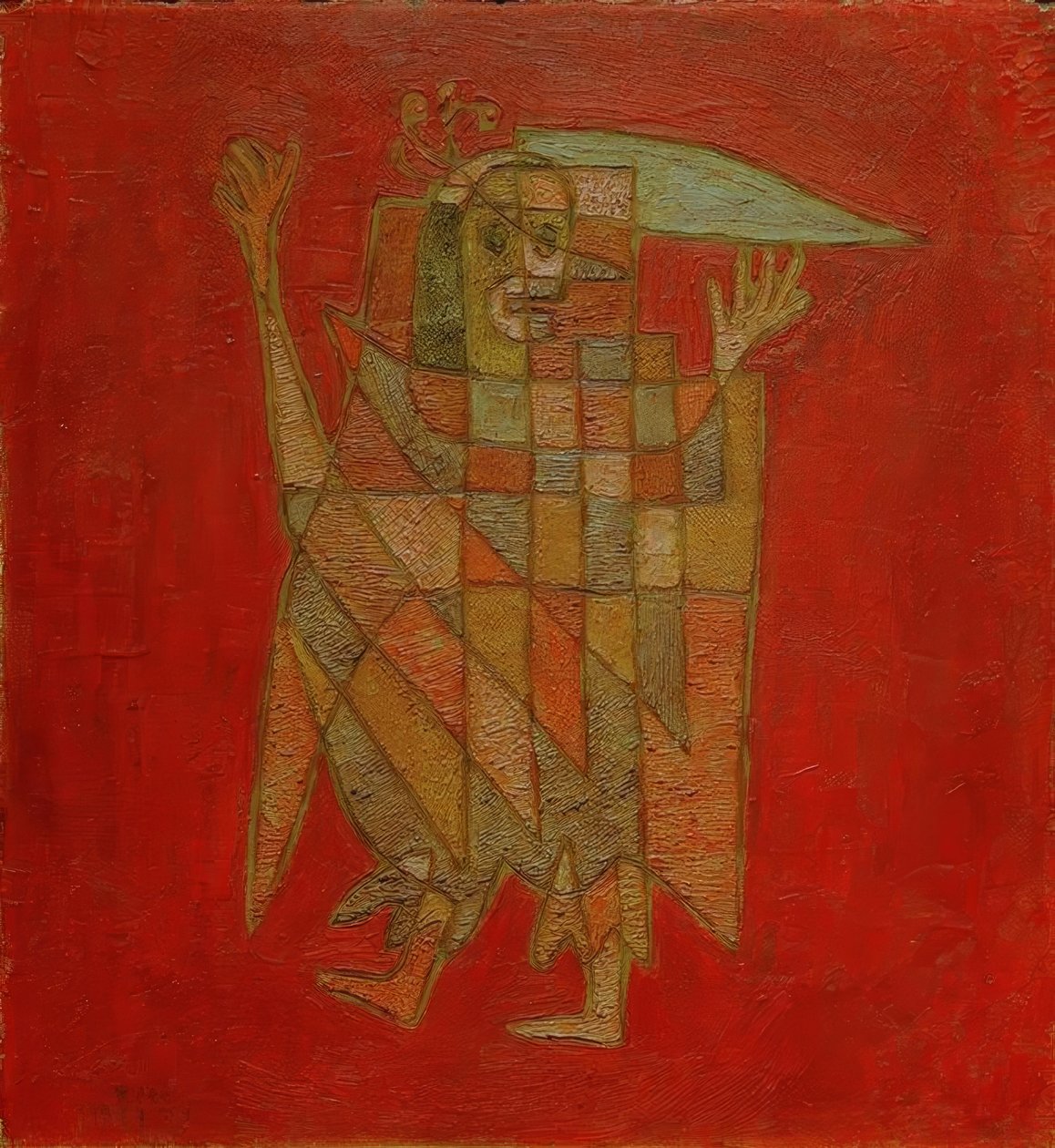 Allegorisch figuur (Verblassing) door Paul Klee