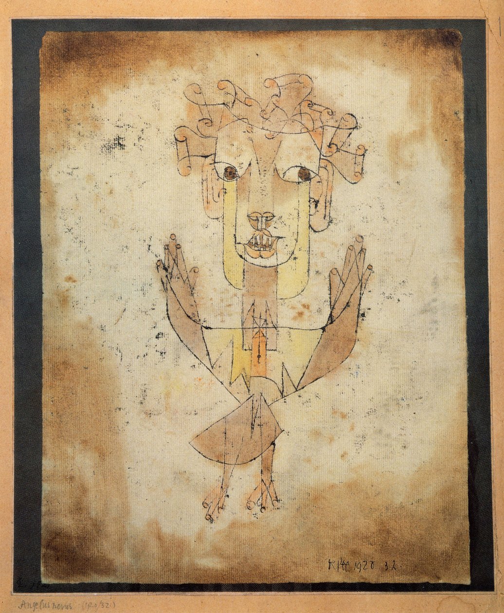 Angelus Novus door Paul Klee