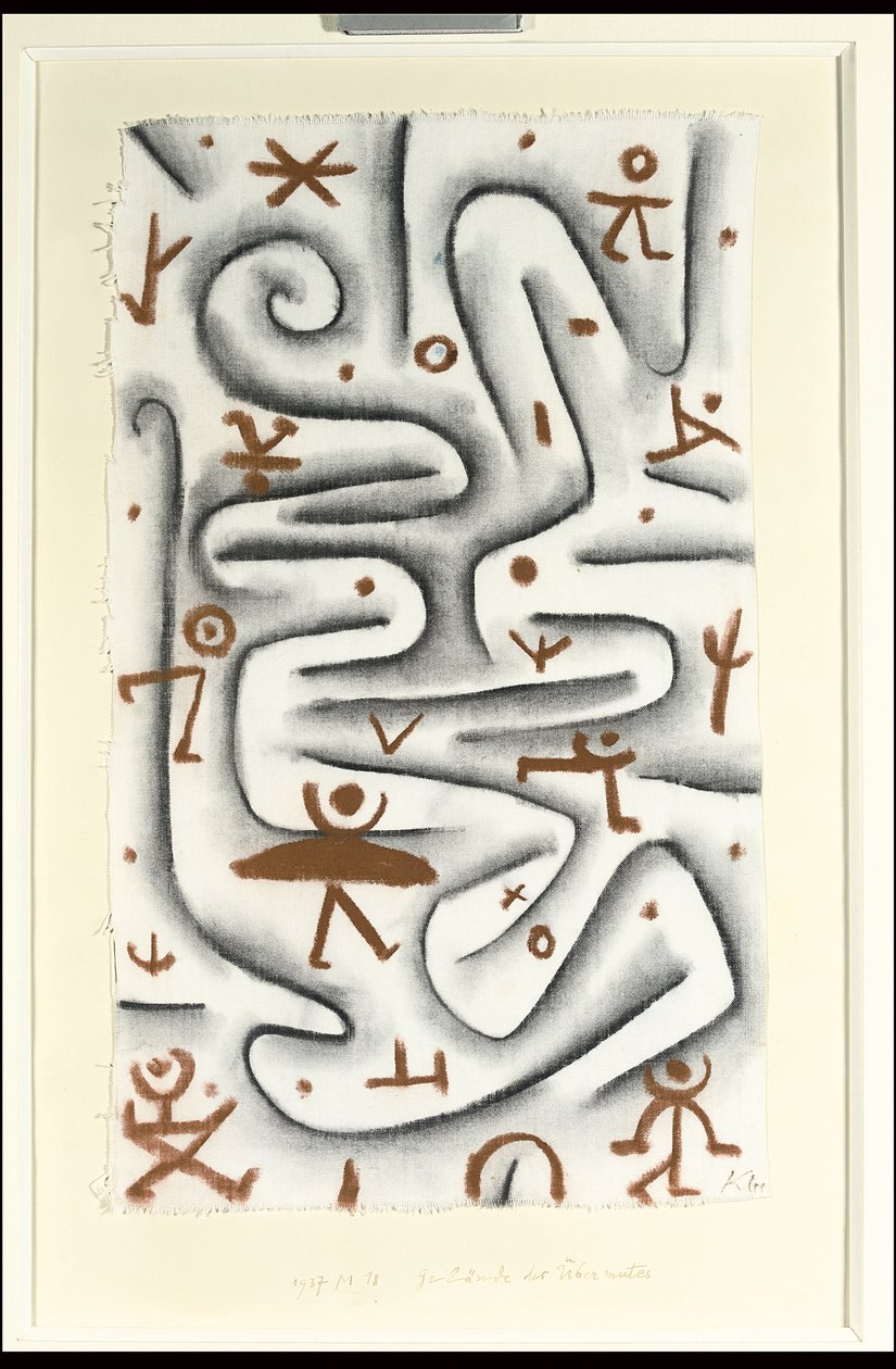 Gebied van hoge geestdrift door Paul Klee