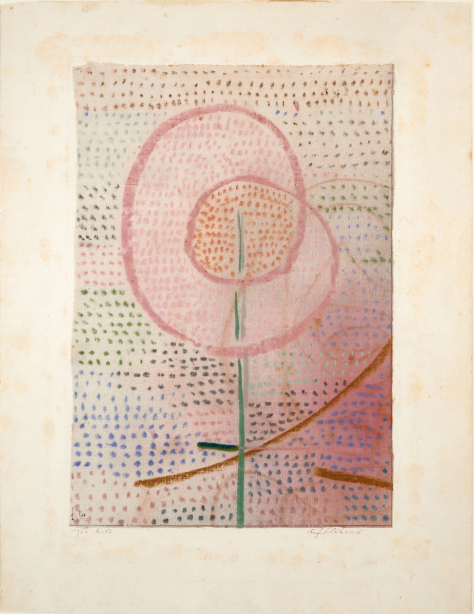 Aufblühend, 1934 door Paul Klee