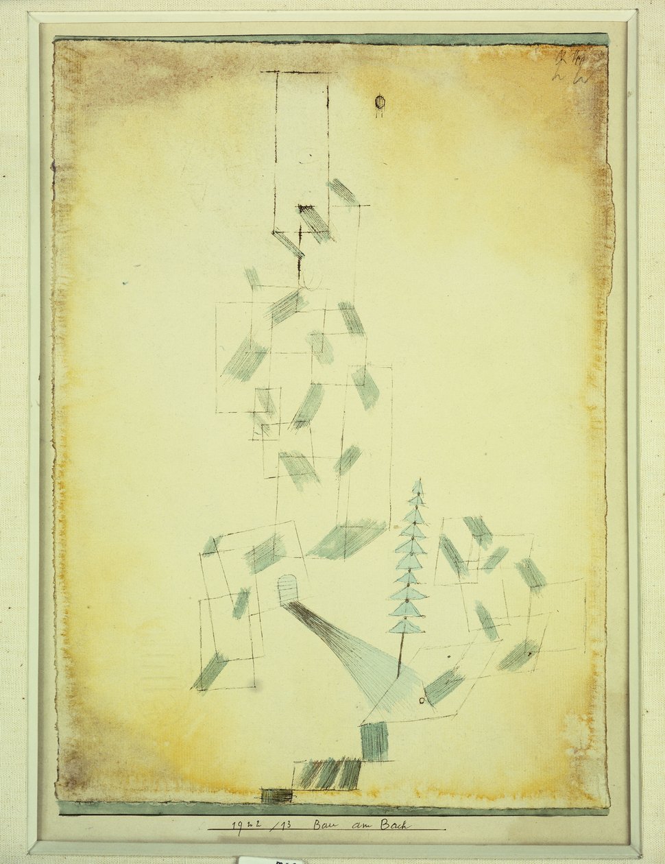 Boom aan de Beek door Paul Klee